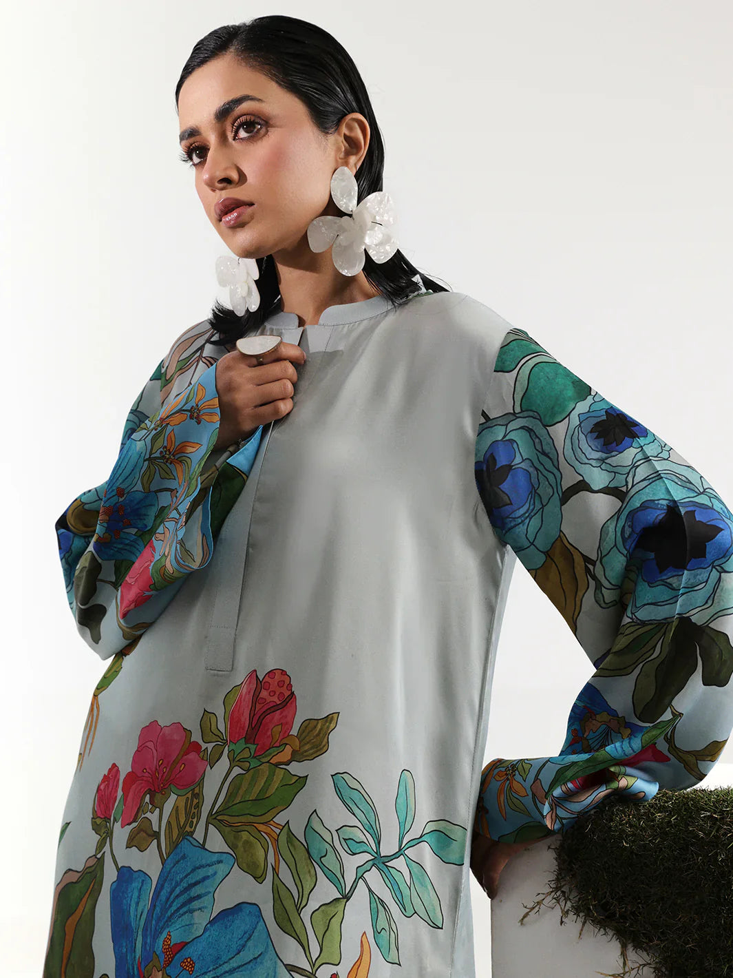 Bin ilyas | Co ords Summer 25 | 30086 | 2 PC Pret - House Of Hania