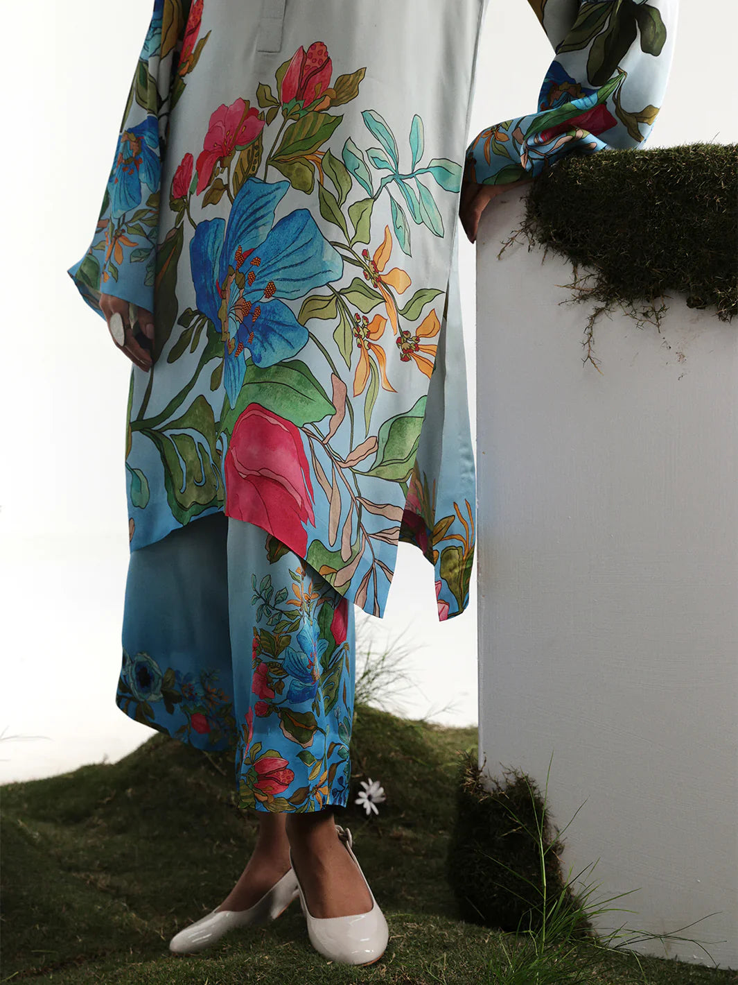 Bin ilyas | Co ords Summer 25 | 30086 | 2 PC Pret - House Of Hania
