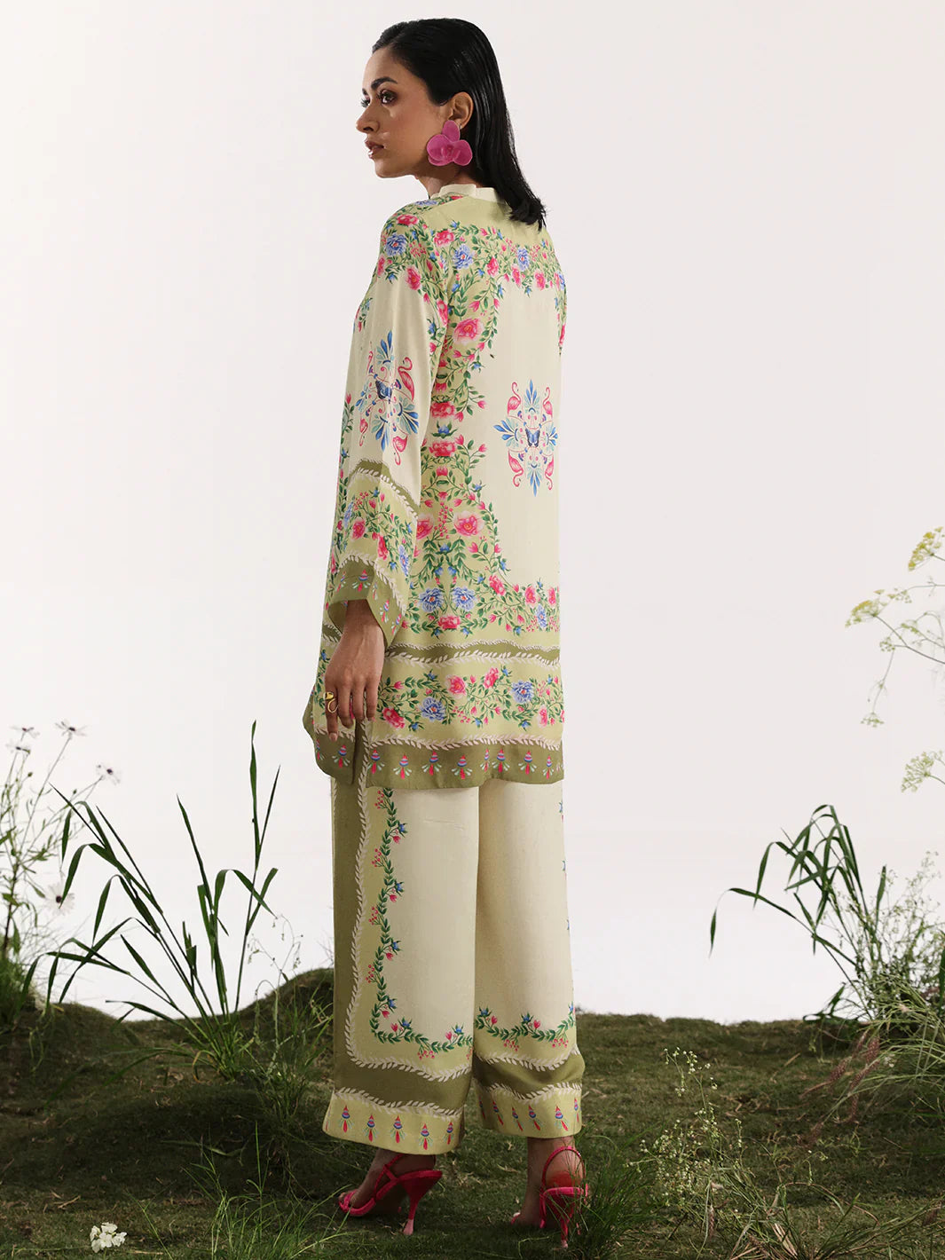 Bin ilyas | Co ords Summer 25 | 30087 | 2 PC Pret - House Of Hania