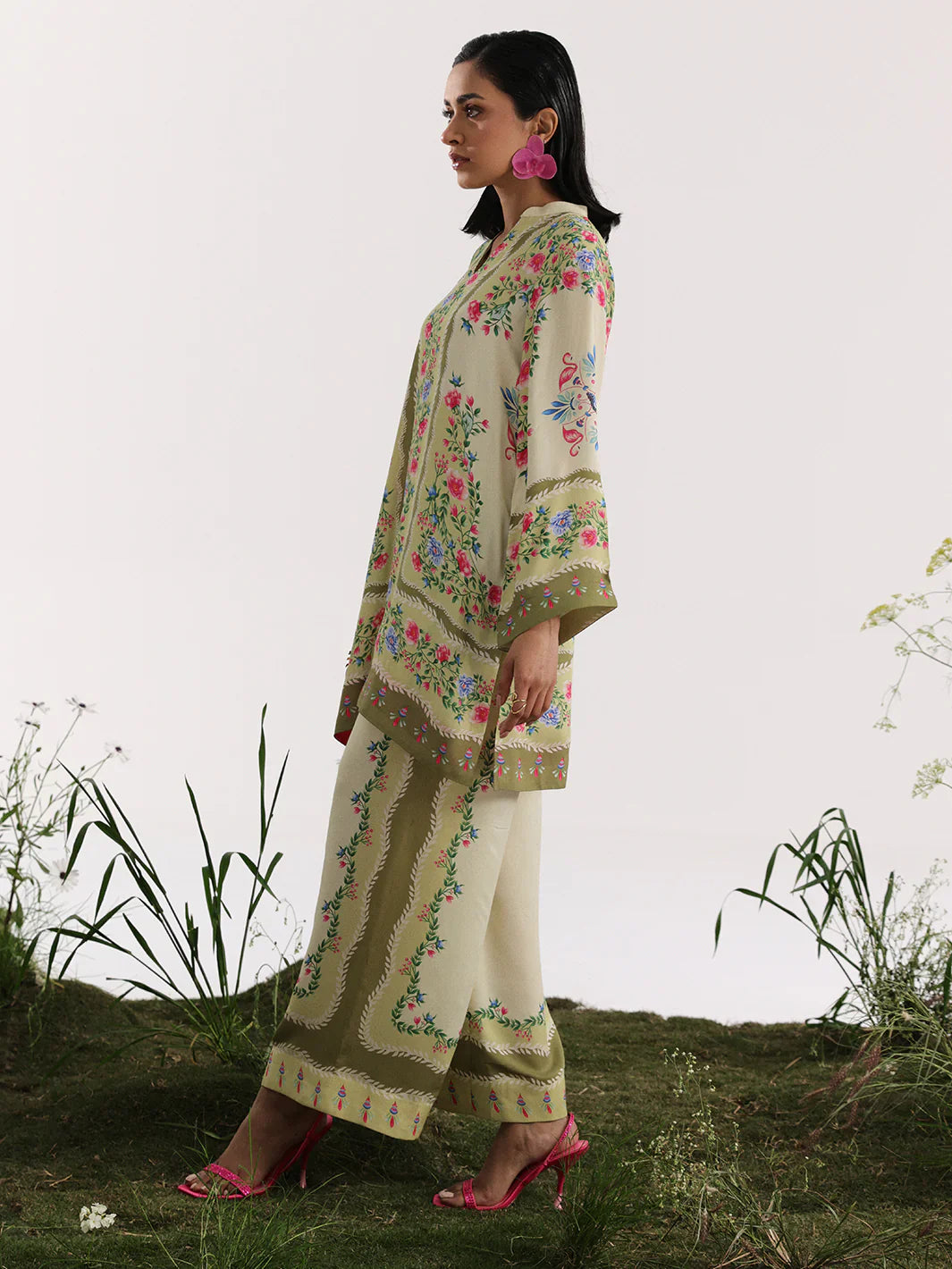 Bin ilyas | Co ords Summer 25 | 30087 | 2 PC Pret - House Of Hania