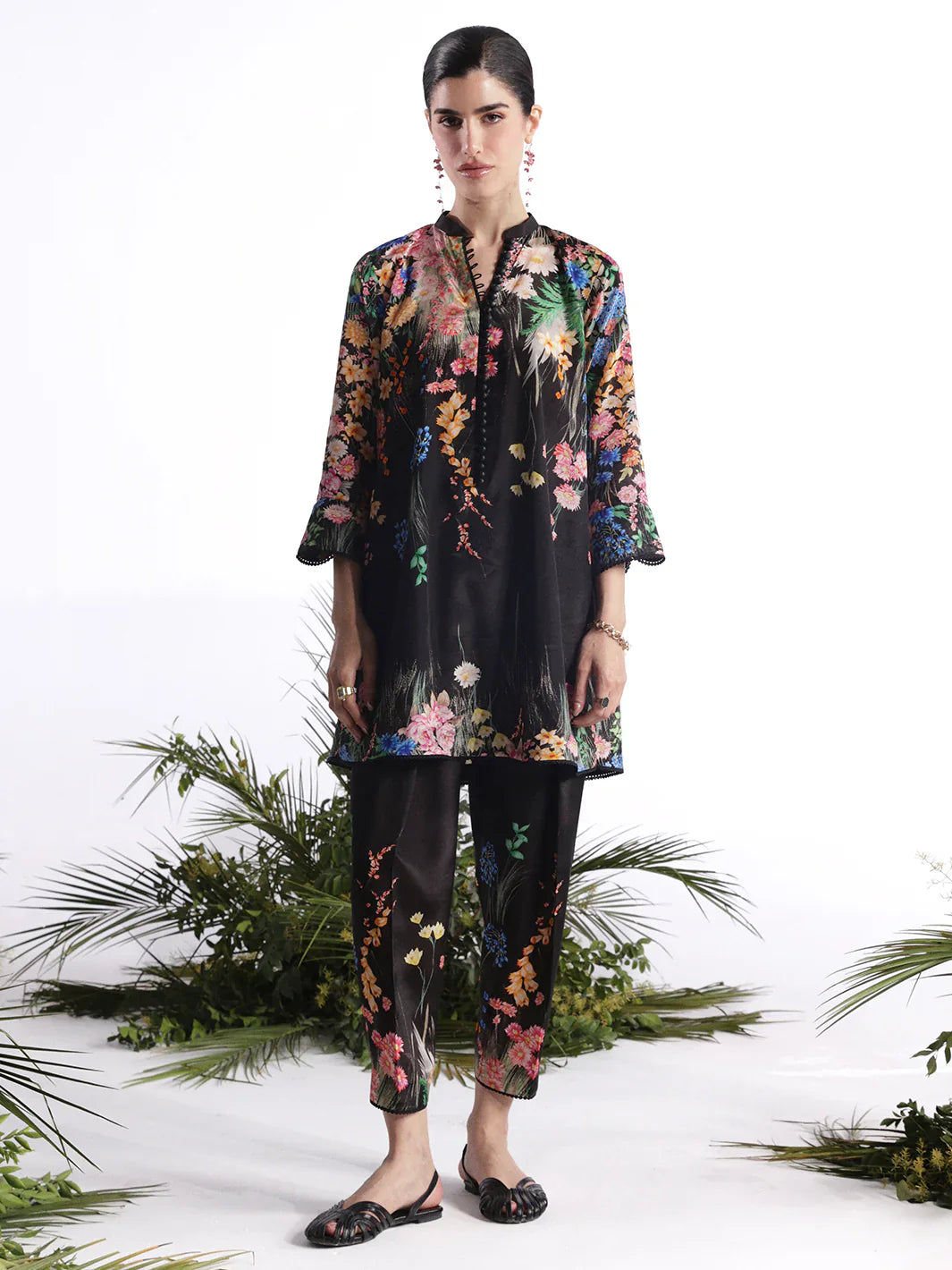 Bin ilyas | Co ords Summer 25 | 30088 | 2 PC Pret - House Of Hania