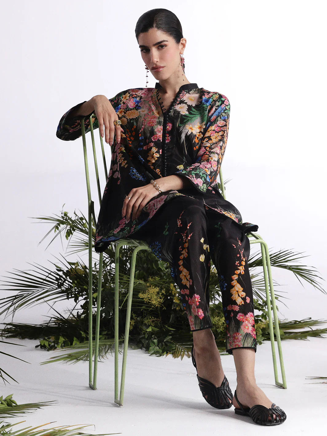 Bin ilyas | Co ords Summer 25 | 30088 | 2 PC Pret - House Of Hania