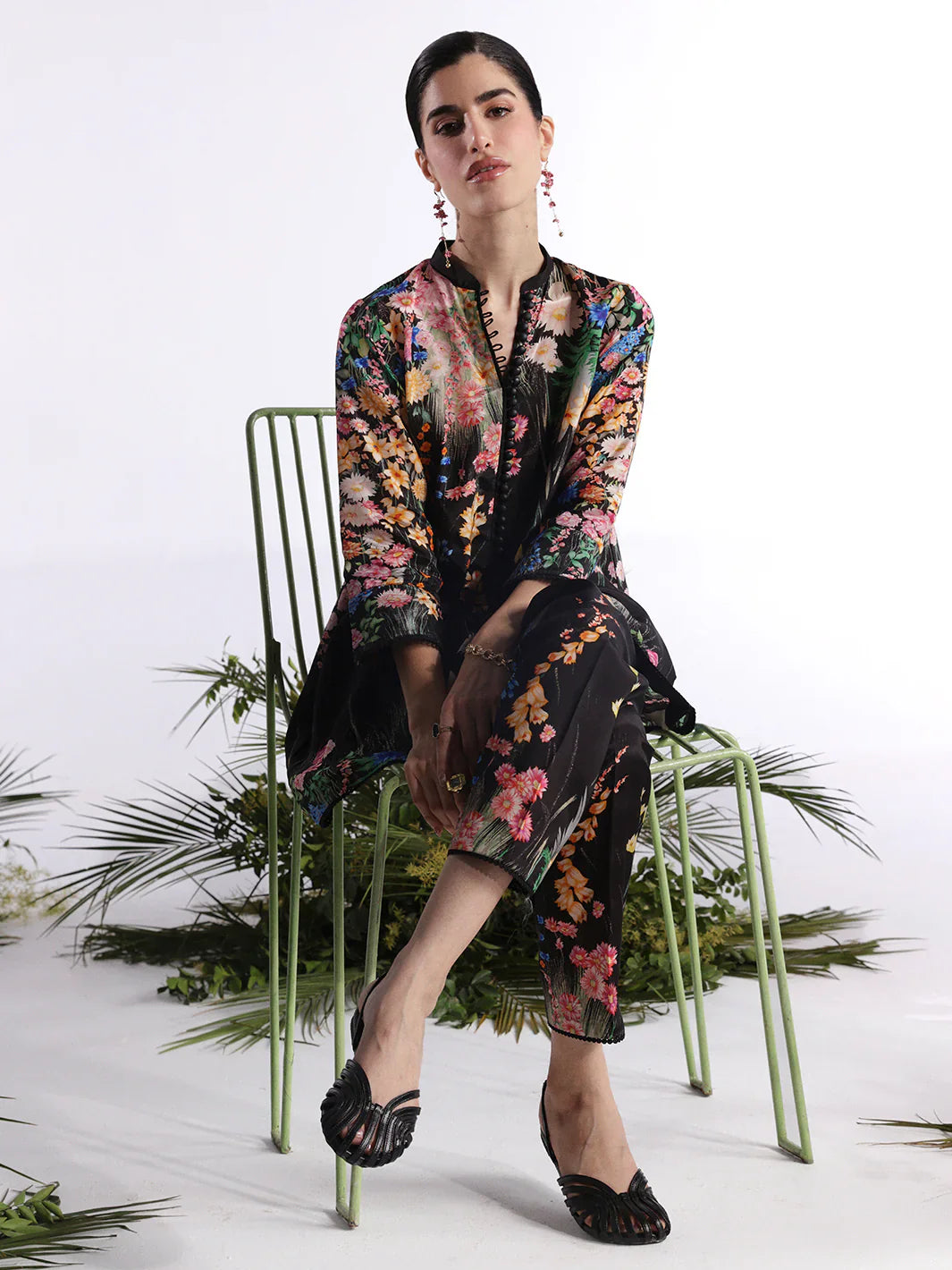 Bin ilyas | Co ords Summer 25 | 30088 | 2 PC Pret - House Of Hania