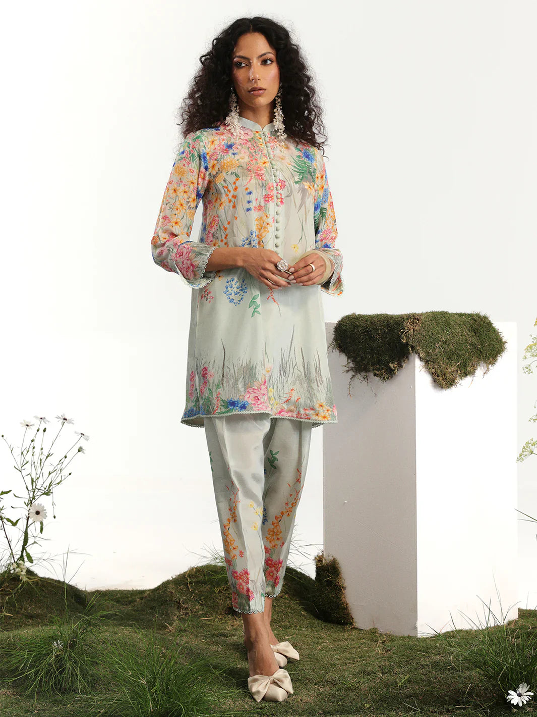 Bin ilyas | Co ords Summer 25 | 30089 | 2 PC Pret - House Of Hania