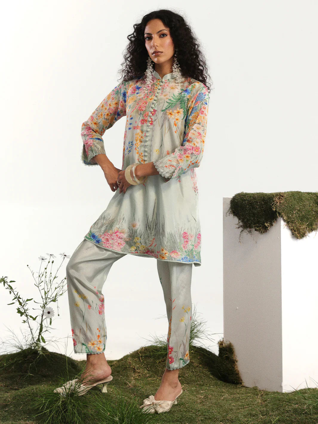 Bin ilyas | Co ords Summer 25 | 30089 | 2 PC Pret - House Of Hania