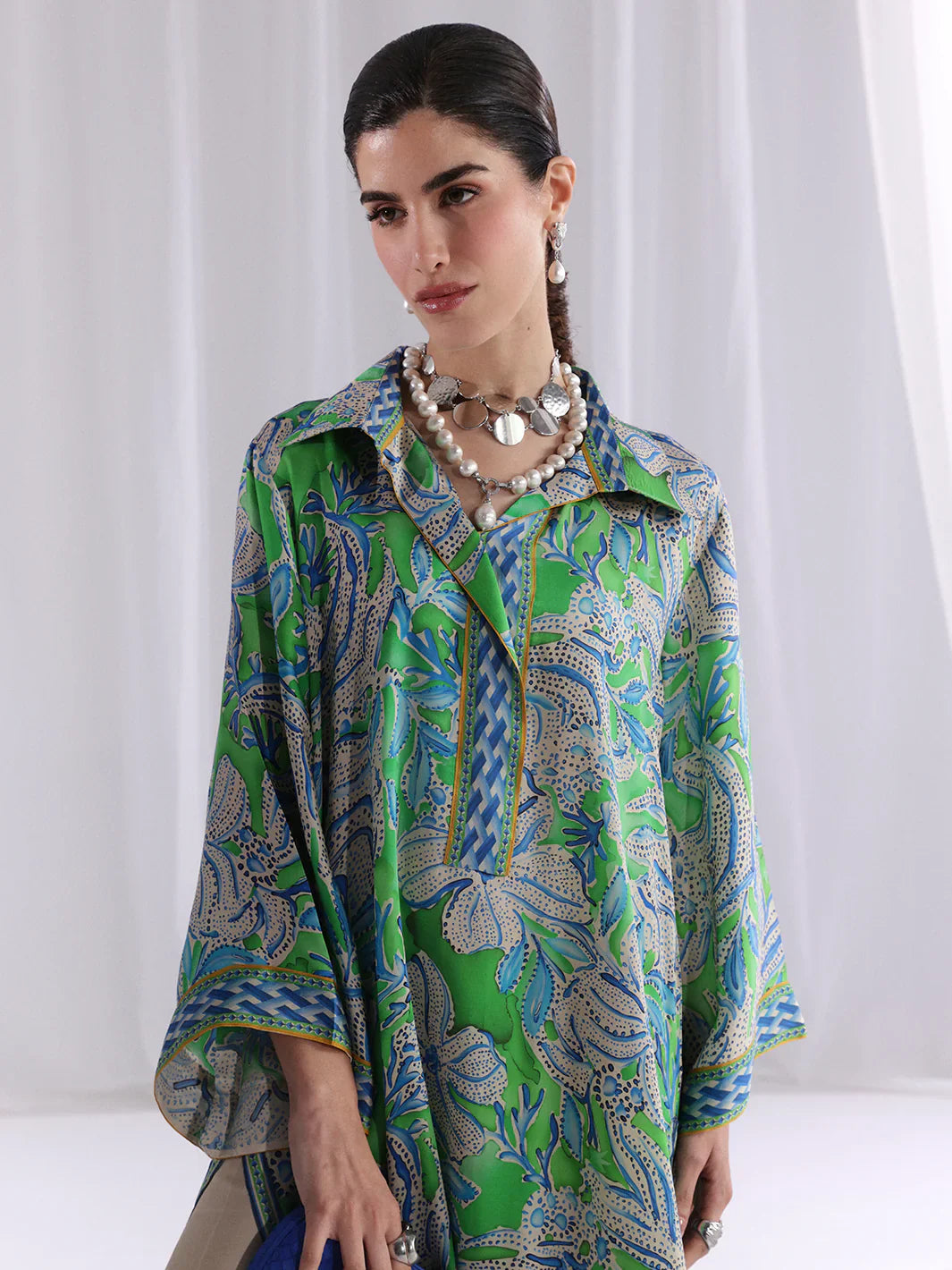 Bin ilyas | Co ords Summer 25 | 30091 | 2 PC Pret - House Of Hania