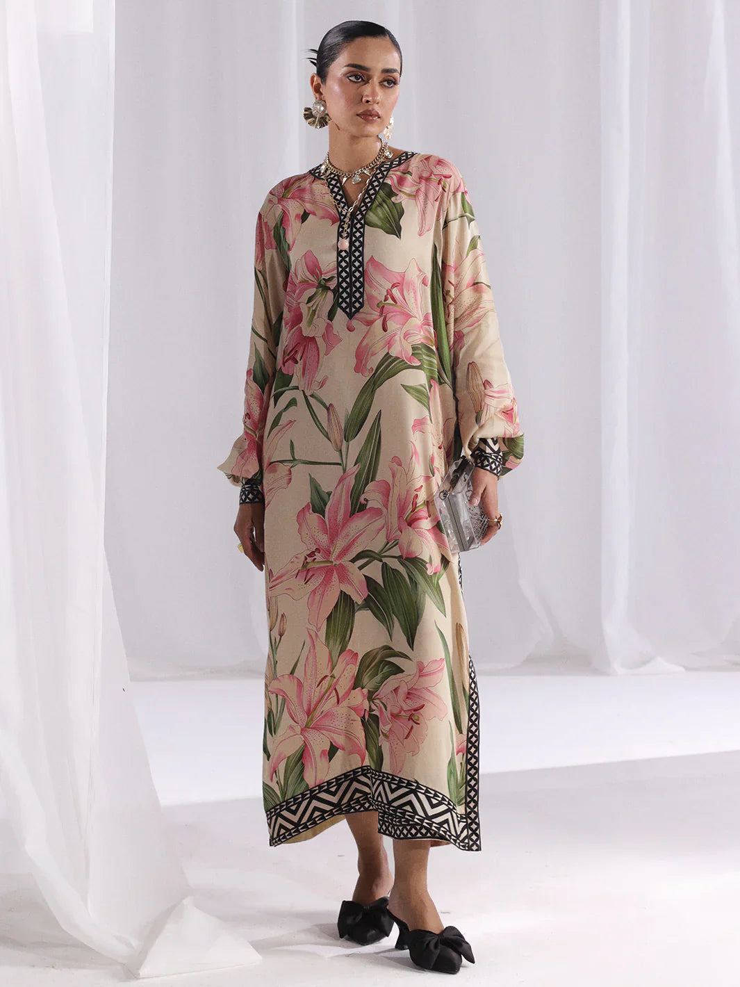 Bin ilyas | Co ords Summer 25 | 30092 | 2 PC Pret - House Of Hania