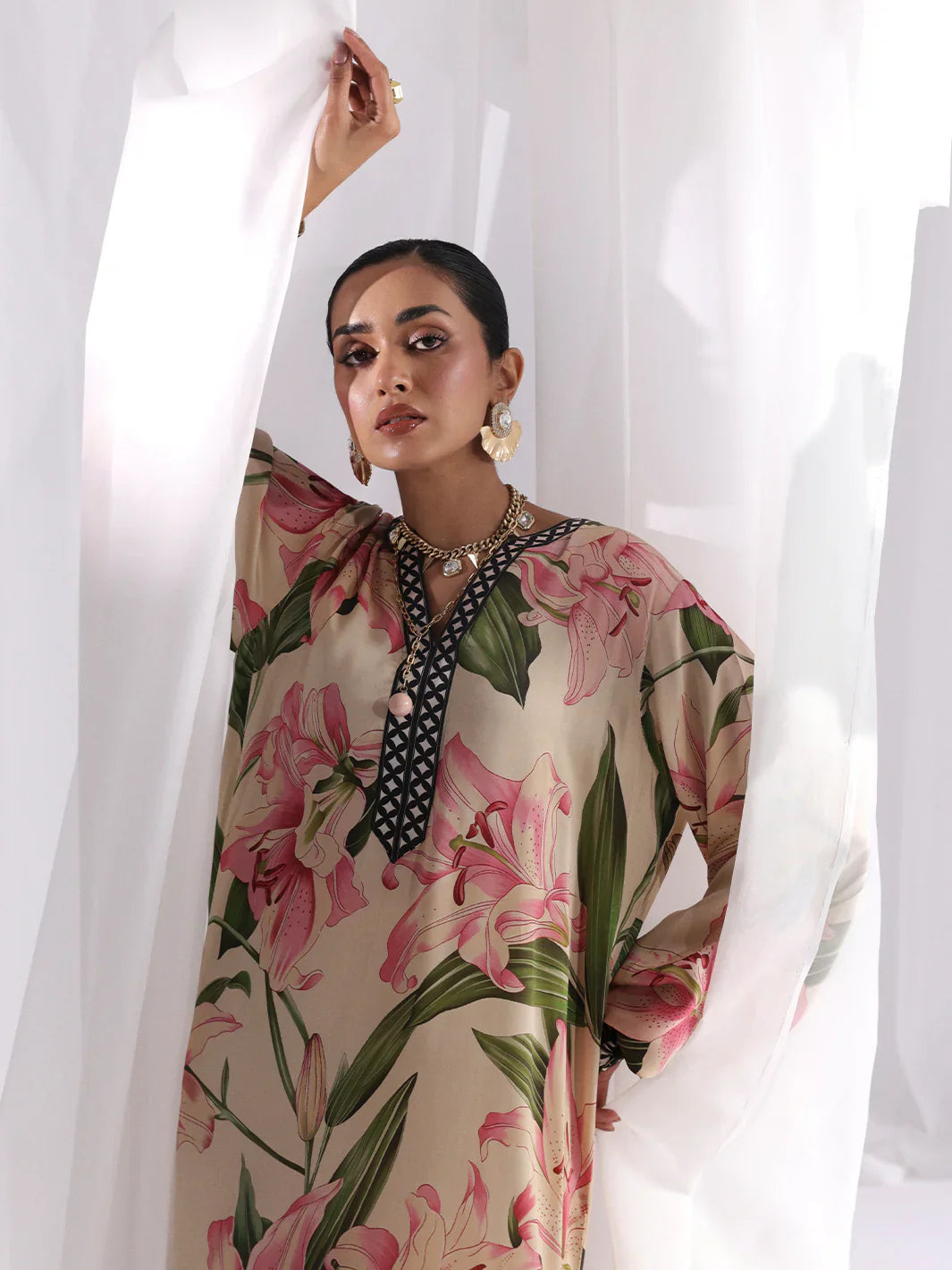 Bin ilyas | Co ords Summer 25 | 30092 | 2 PC Pret - House Of Hania