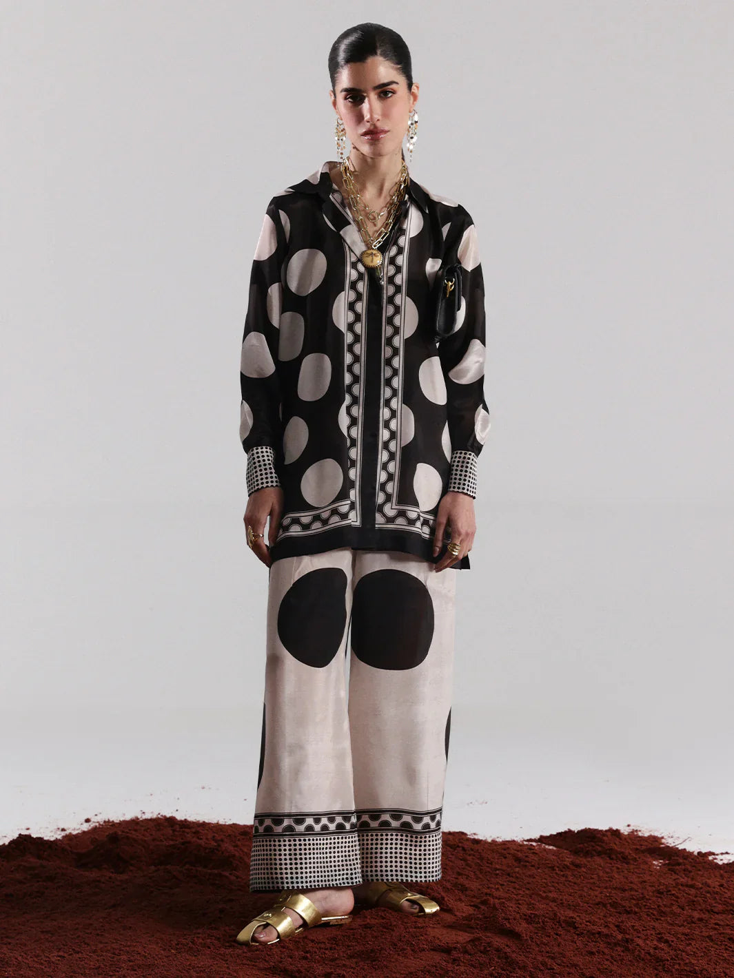 Bin ilyas | Co ords Summer 25 | 30093 | 2 PC Pret - House Of Hania