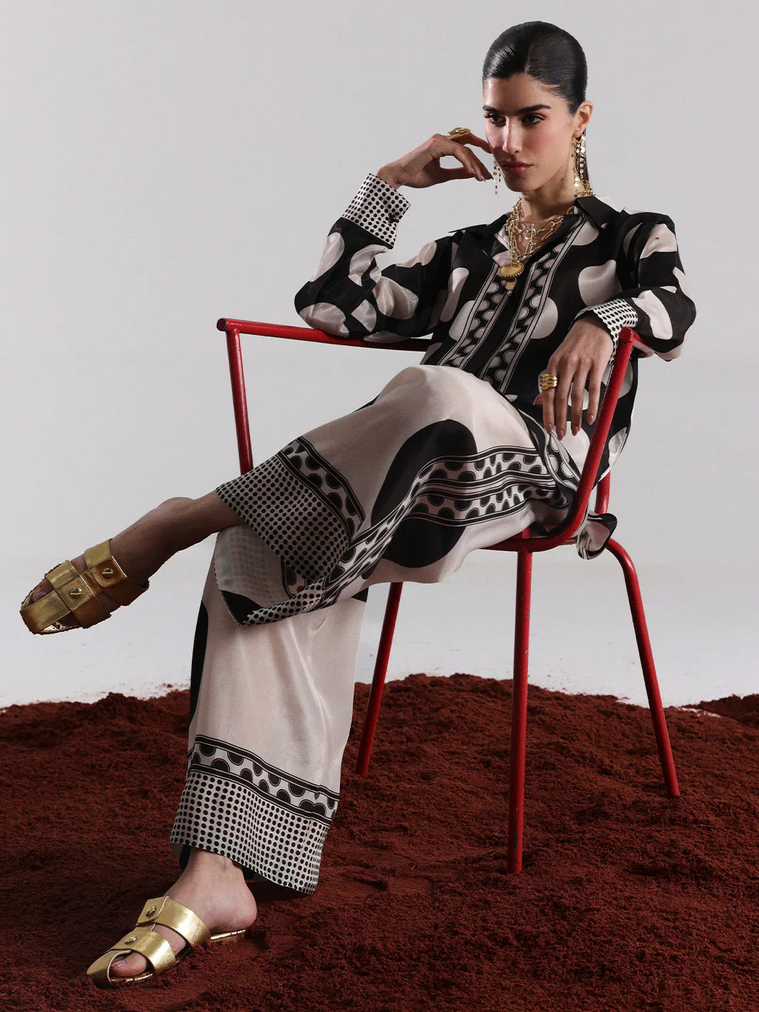 Bin ilyas | Co ords Summer 25 | 30093 | 2 PC Pret - House Of Hania