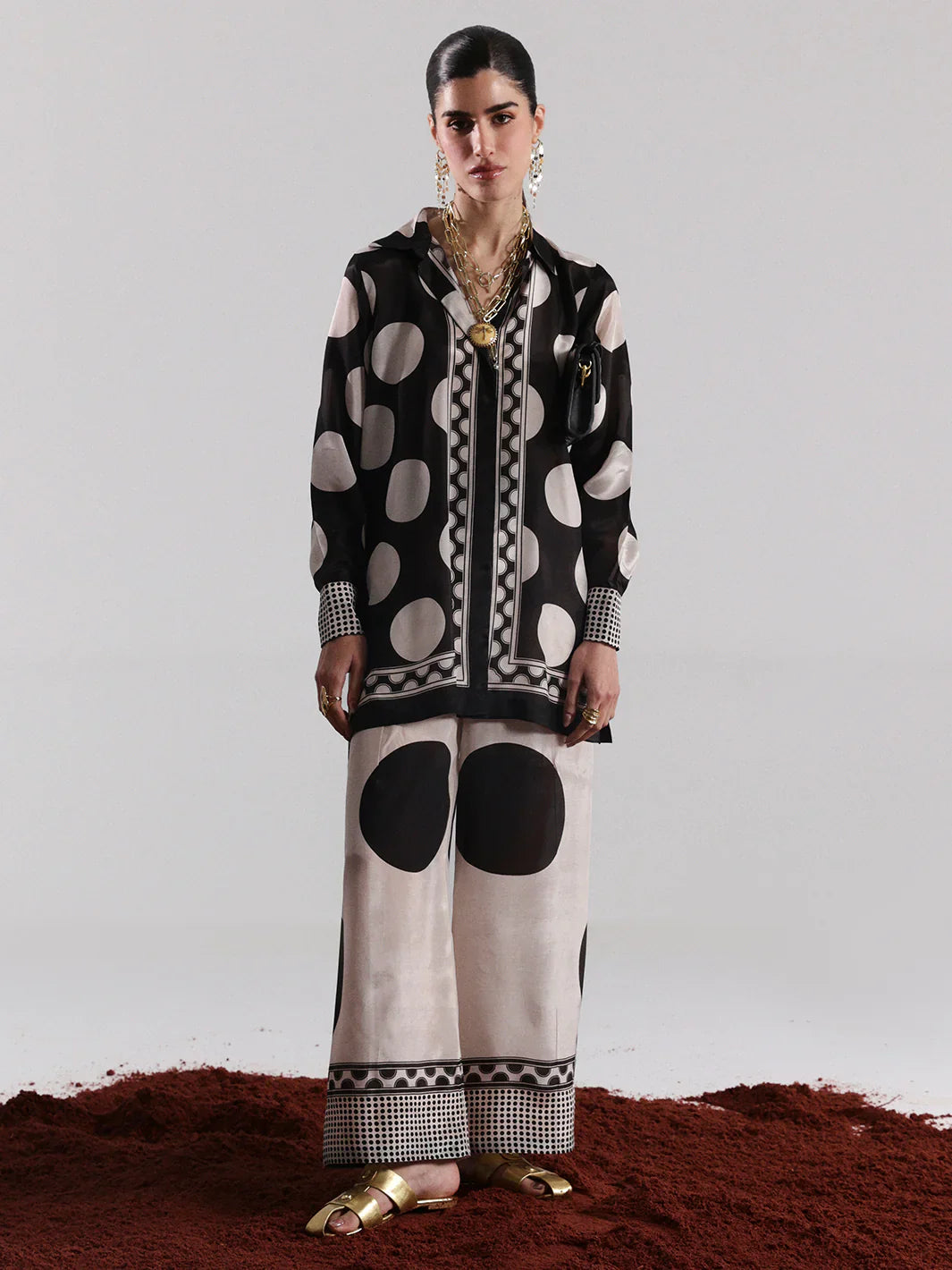 Bin ilyas | Co ords Summer 25 | 30093 | 2 PC Pret - House Of Hania