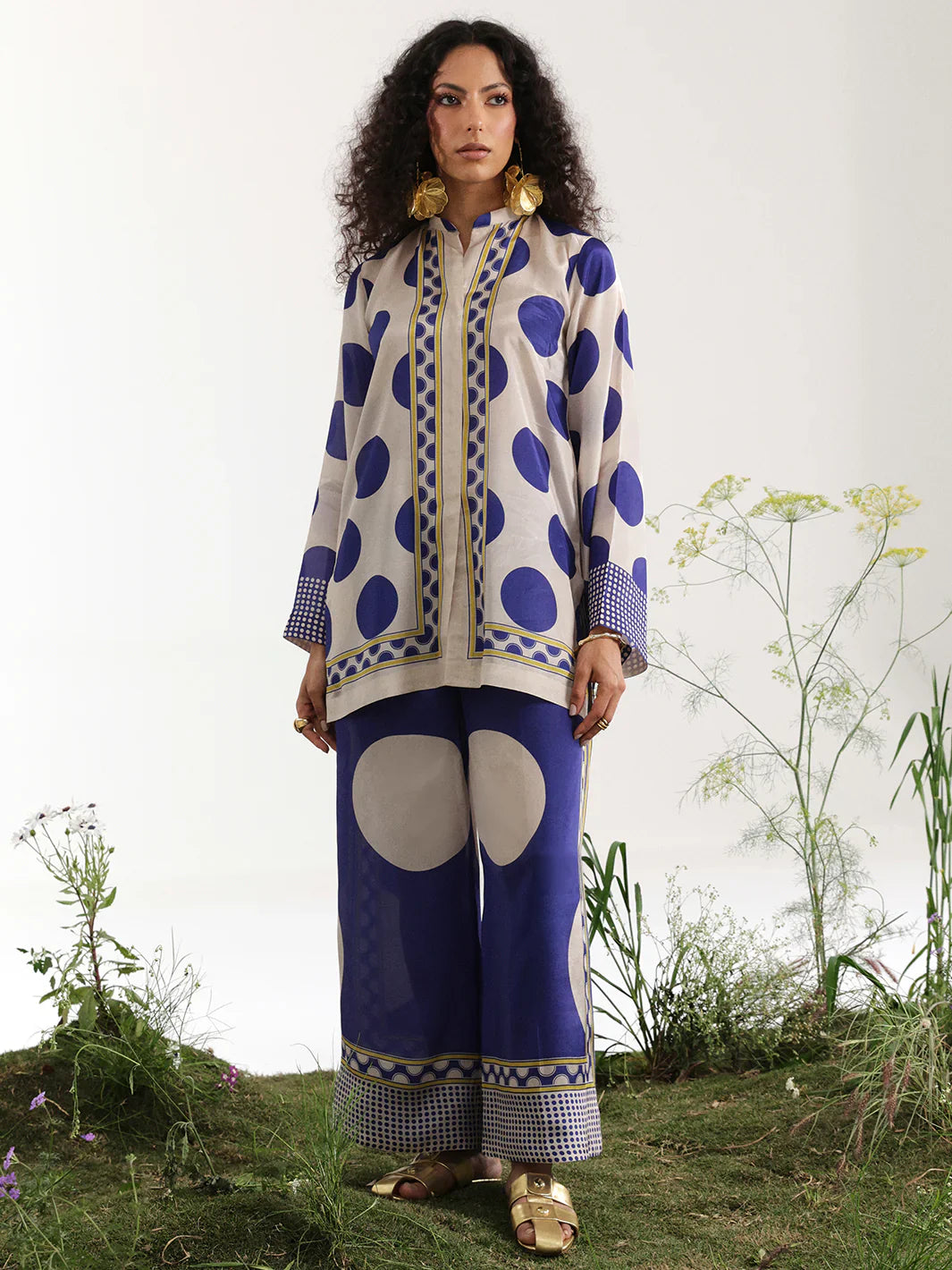 Bin ilyas | Co ords Summer 25 | 30094 | 2 PC Pret - House Of Hania