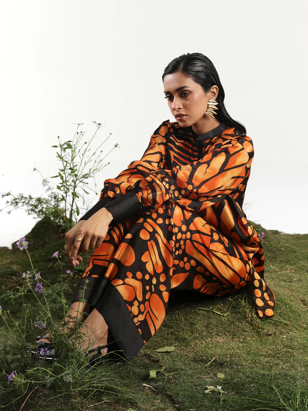 Bin ilyas | Co ords Summer 25 | 30095 | 2 PC Pret - House Of Hania