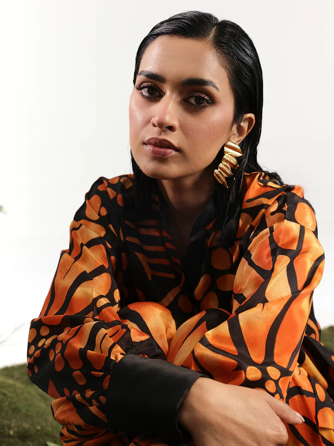 Bin ilyas | Co ords Summer 25 | 30095 | 2 PC Pret - House Of Hania