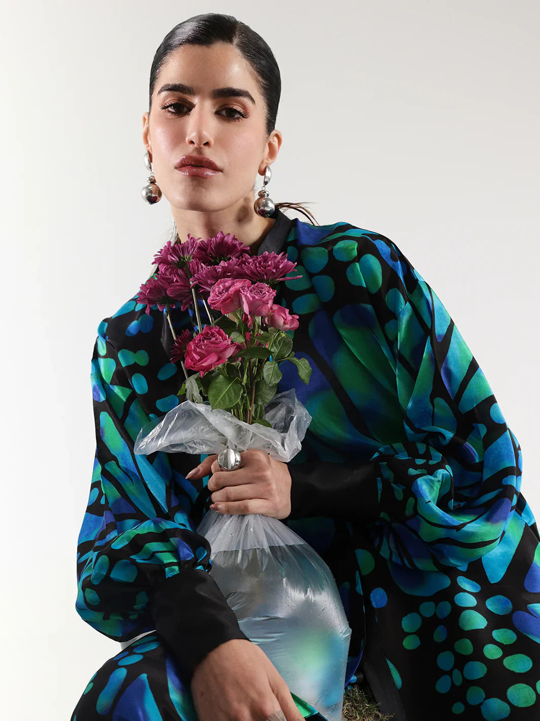 Bin ilyas | Co ords Summer 25 | 30096 | 2 PC Pret - House Of Hania