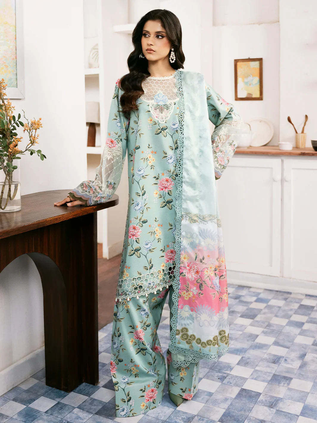 Bin ilyas | Noura Summer Edit | 71-A | 3 PC Lawn - House Of Hania