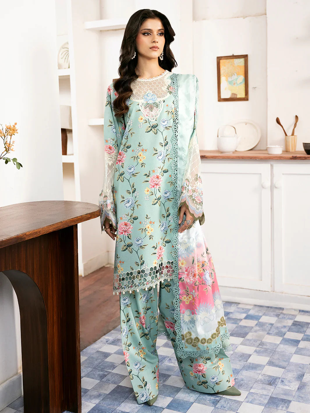 Bin ilyas | Noura Summer Edit | 71-A | 3 PC Lawn - House Of Hania