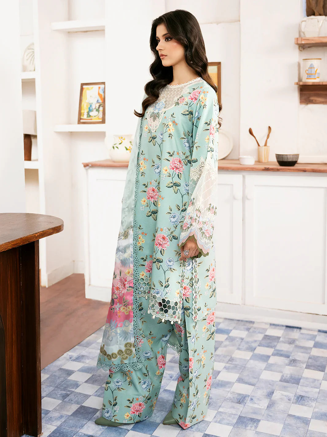 Bin ilyas | Noura Summer Edit | 71-A | 3 PC Lawn - House Of Hania