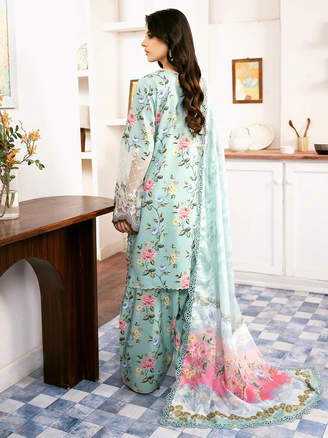 Bin ilyas | Noura Summer Edit | 71-A | 3 PC Lawn - House Of Hania