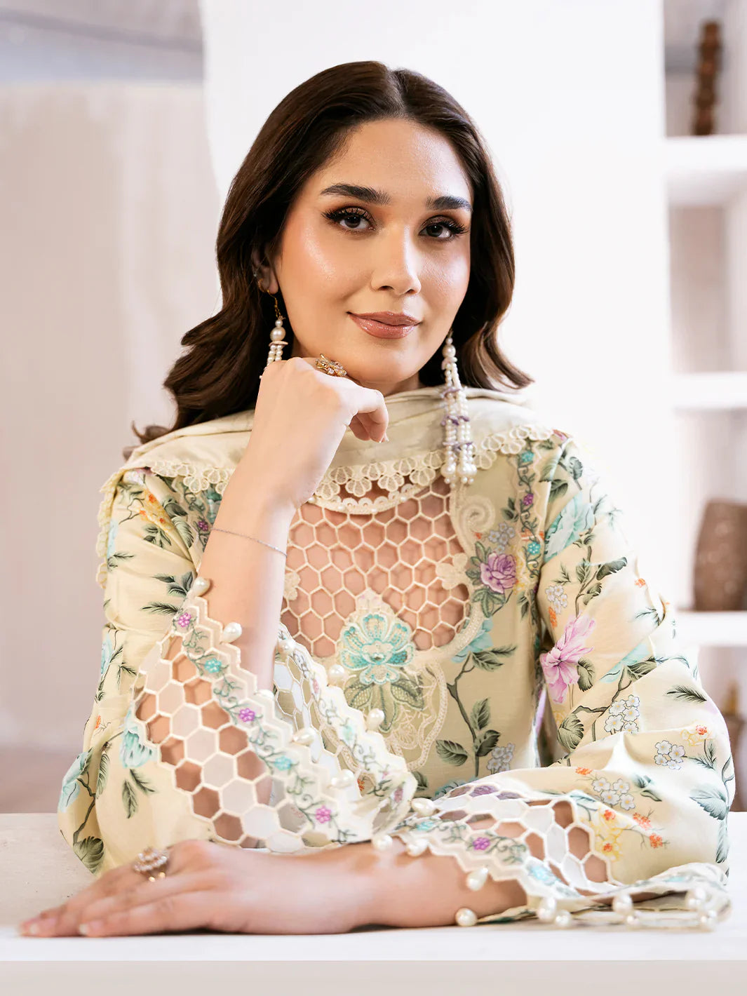 Bin ilyas | Noura Summer Edit | 71-B | 3 PC Lawn - House Of Hania