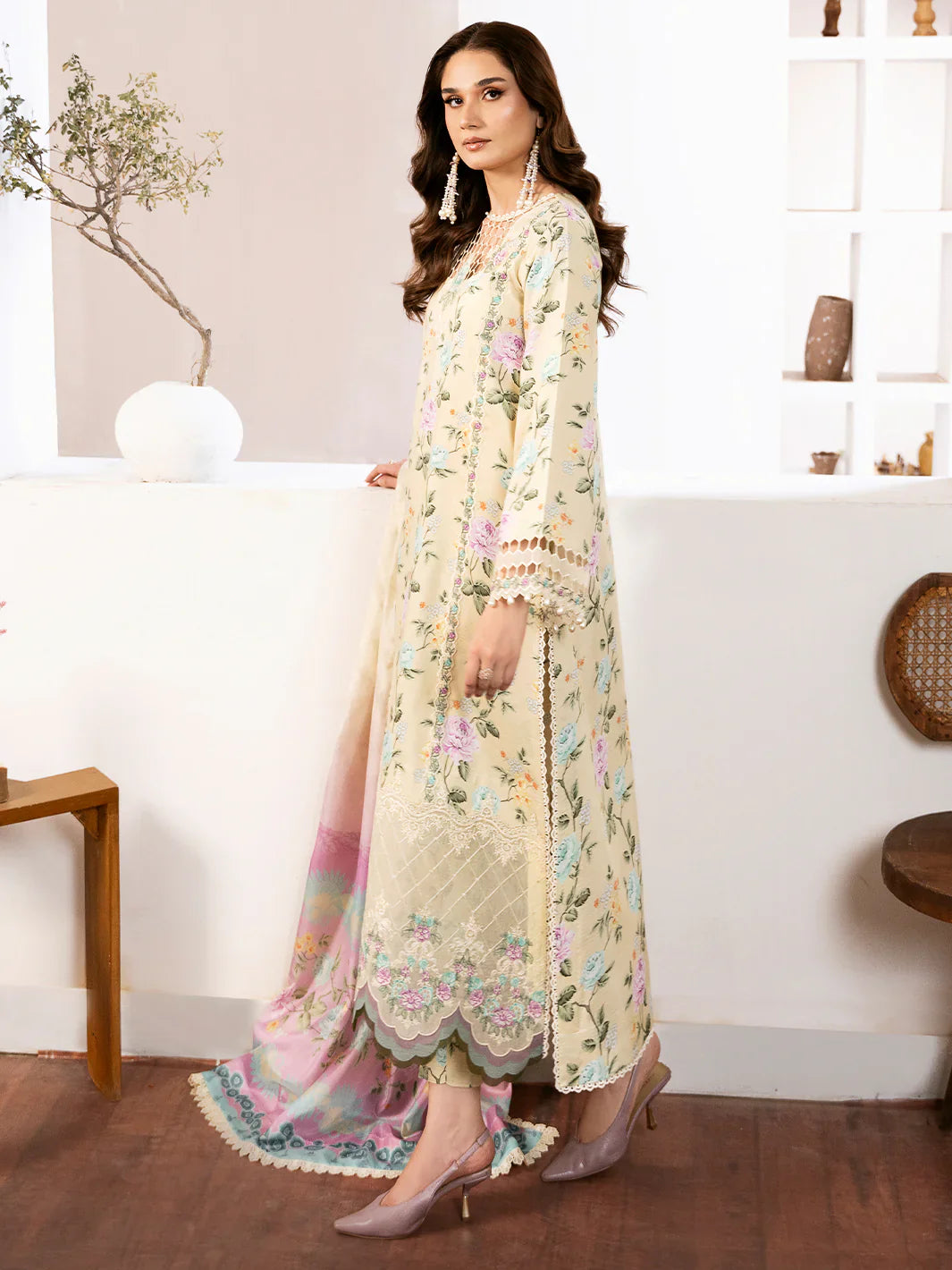 Bin ilyas | Noura Summer Edit | 71-B | 3 PC Lawn - House Of Hania