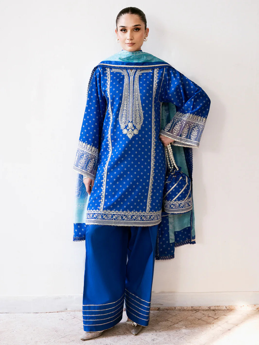 Bin ilyas | Noura Summer Edit | 72-A | 3 PC Lawn - House Of Hania