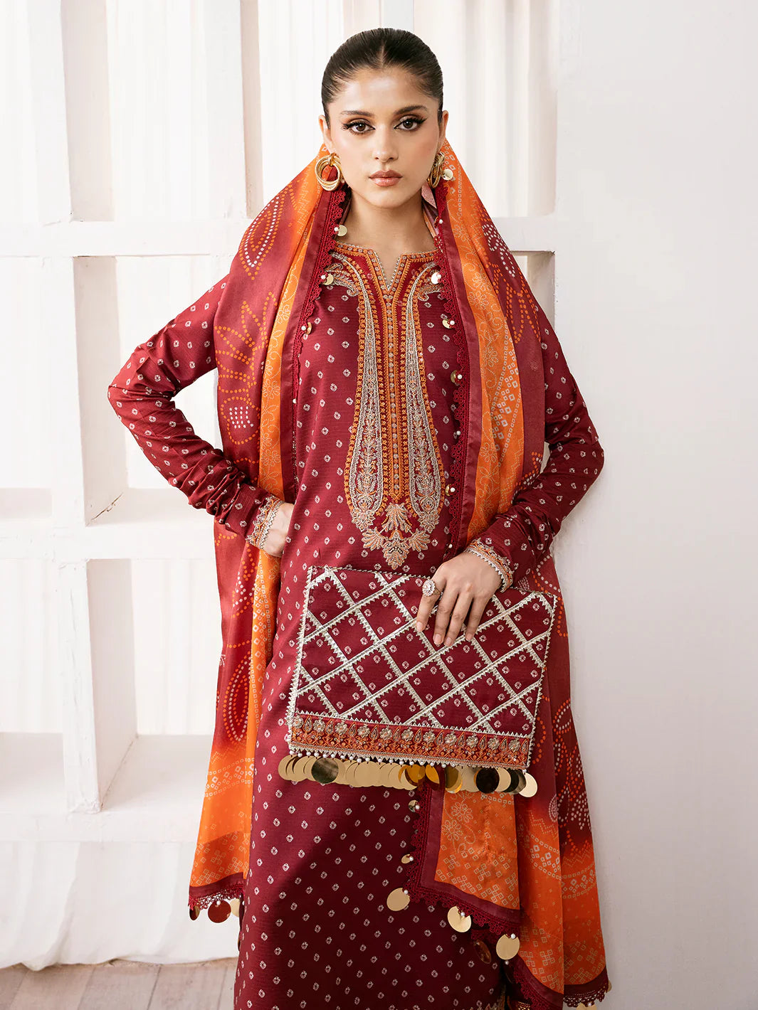 Bin ilyas | Noura Summer Edit | 72-B | 3 PC Lawn - House Of Hania
