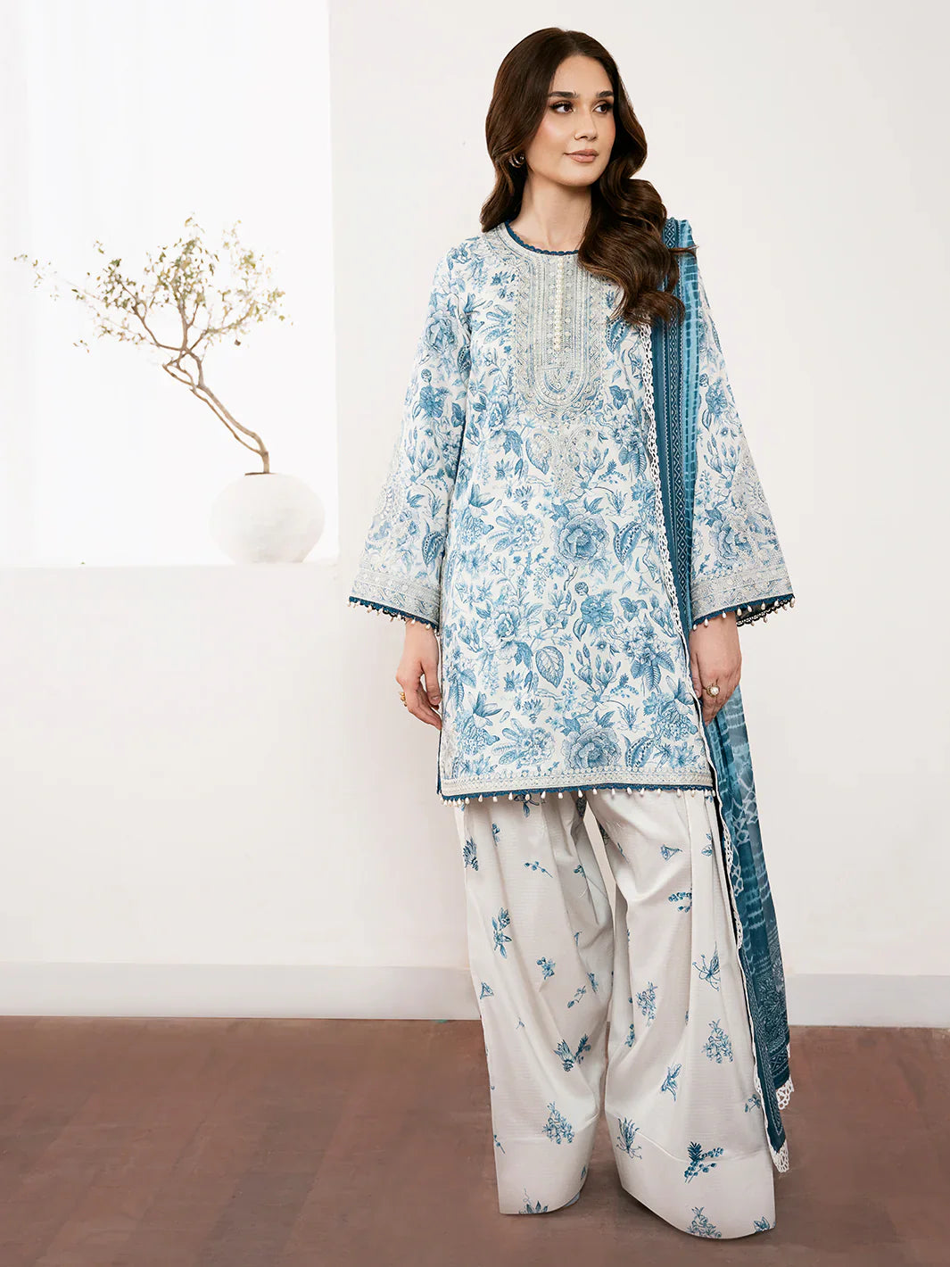 Bin ilyas | Noura Summer Edit | 74-A | 3 PC Lawn - House Of Hania