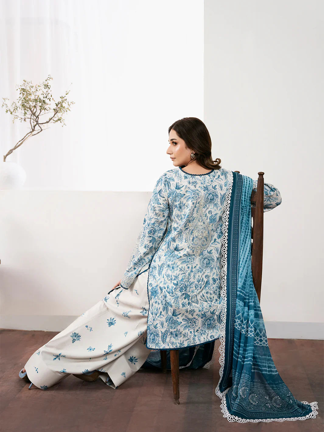 Bin ilyas | Noura Summer Edit | 74-A | 3 PC Lawn - House Of Hania