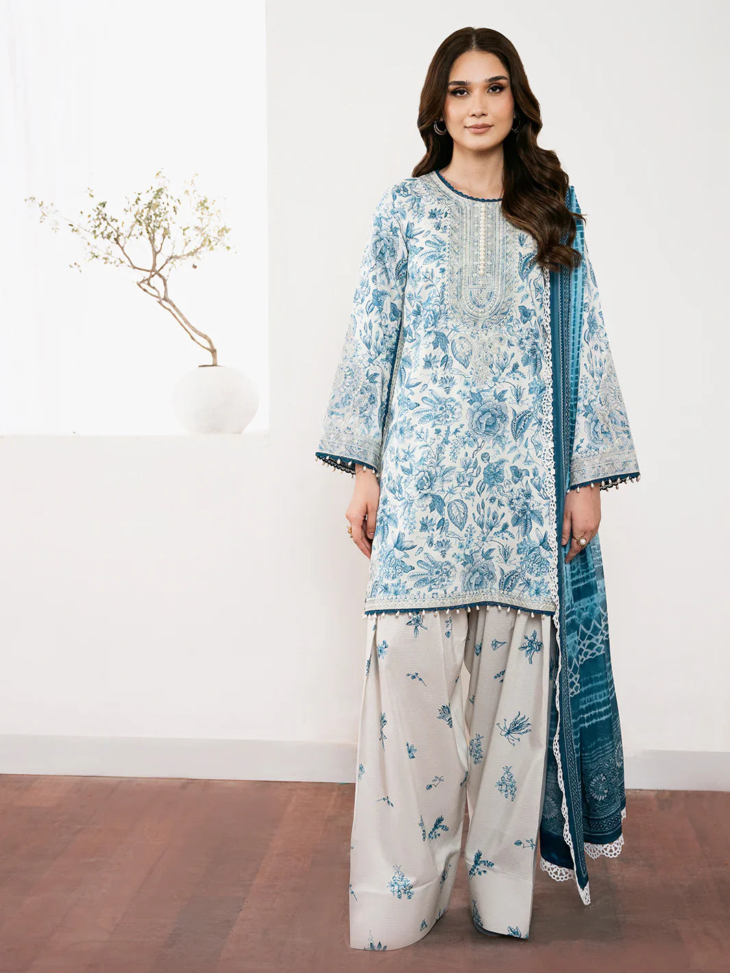 Bin ilyas | Noura Summer Edit | 74-A | 3 PC Lawn - House Of Hania