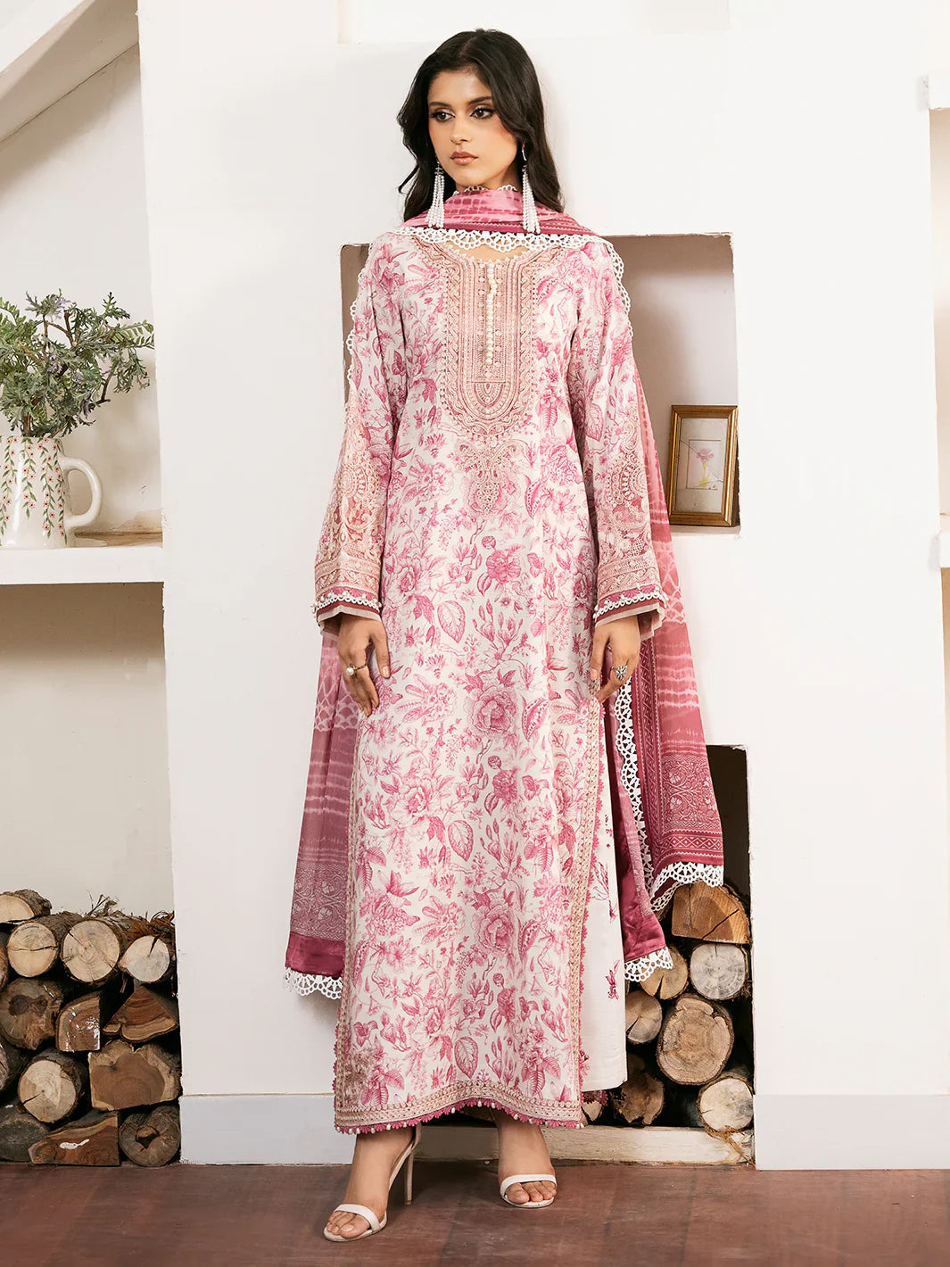 Bin ilyas | Noura Summer Edit | 74-B | 3 PC Lawn - House Of Hania