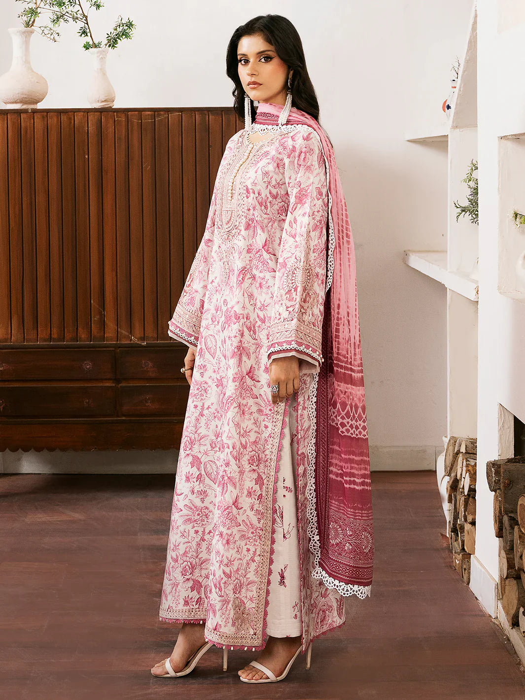 Bin ilyas | Noura Summer Edit | 74-B | 3 PC Lawn - House Of Hania