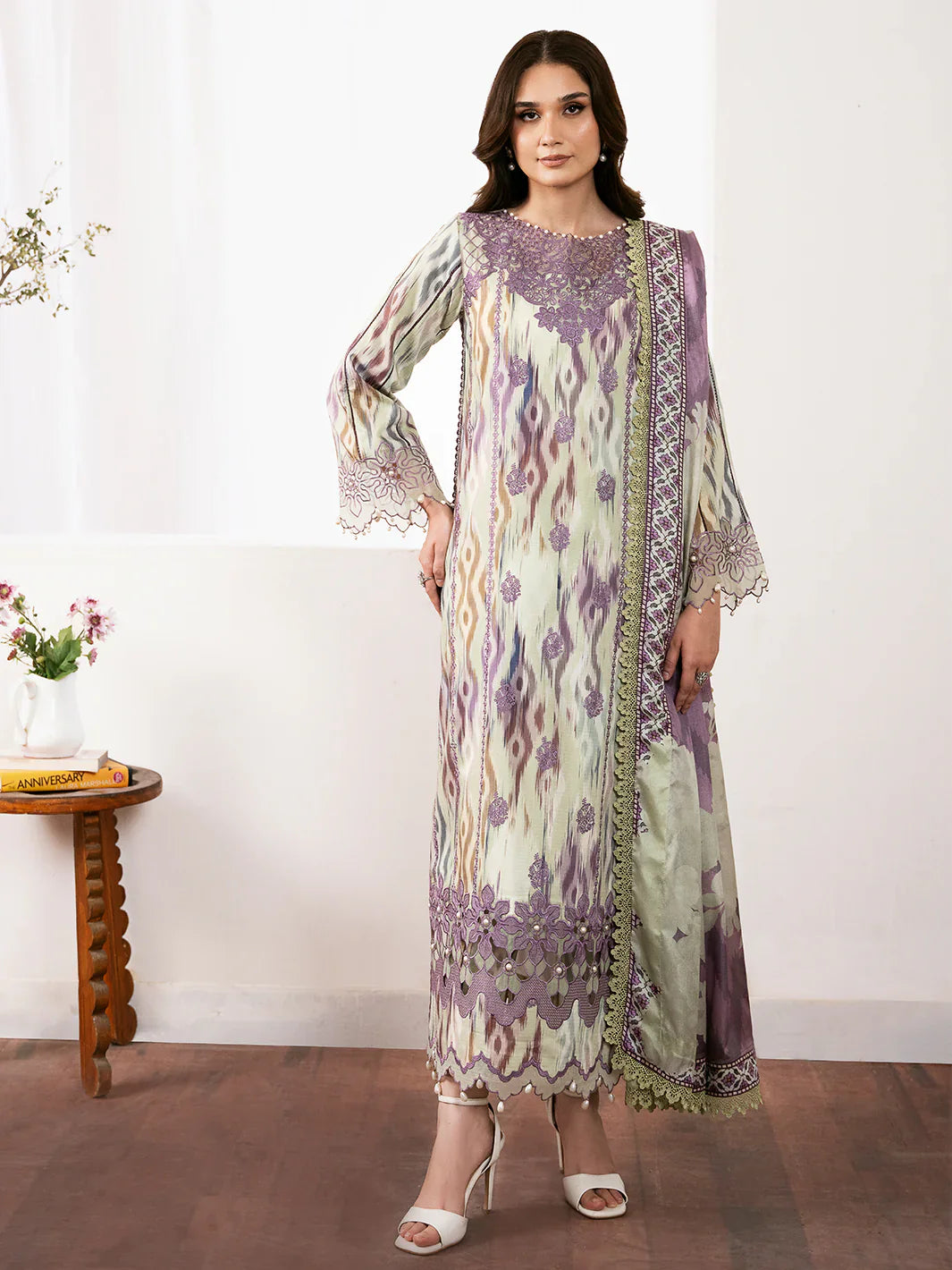 Bin ilyas | Noura Summer Edit | 75-A | 3 PC Lawn - House Of Hania
