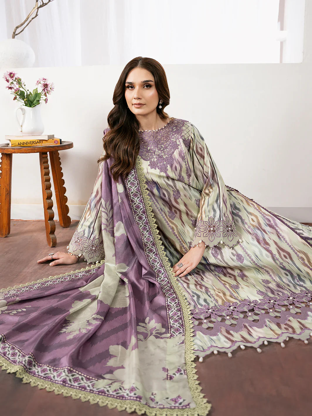 Bin ilyas | Noura Summer Edit | 75-A | 3 PC Lawn - House Of Hania