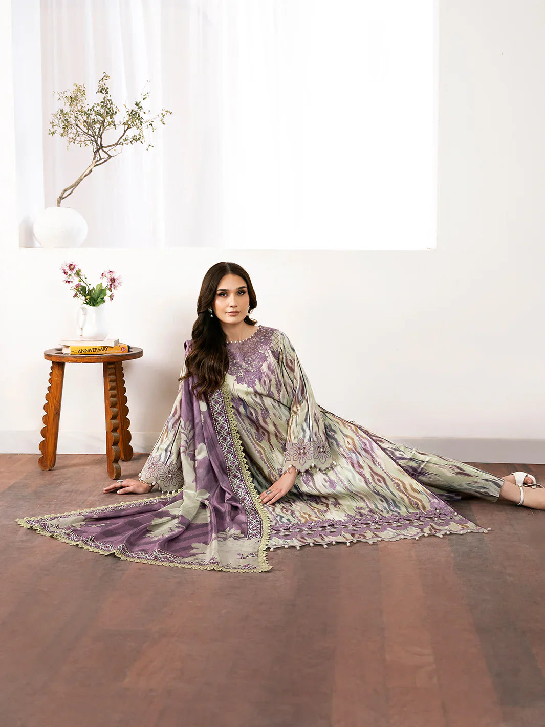 Bin ilyas | Noura Summer Edit | 75-A | 3 PC Lawn - House Of Hania