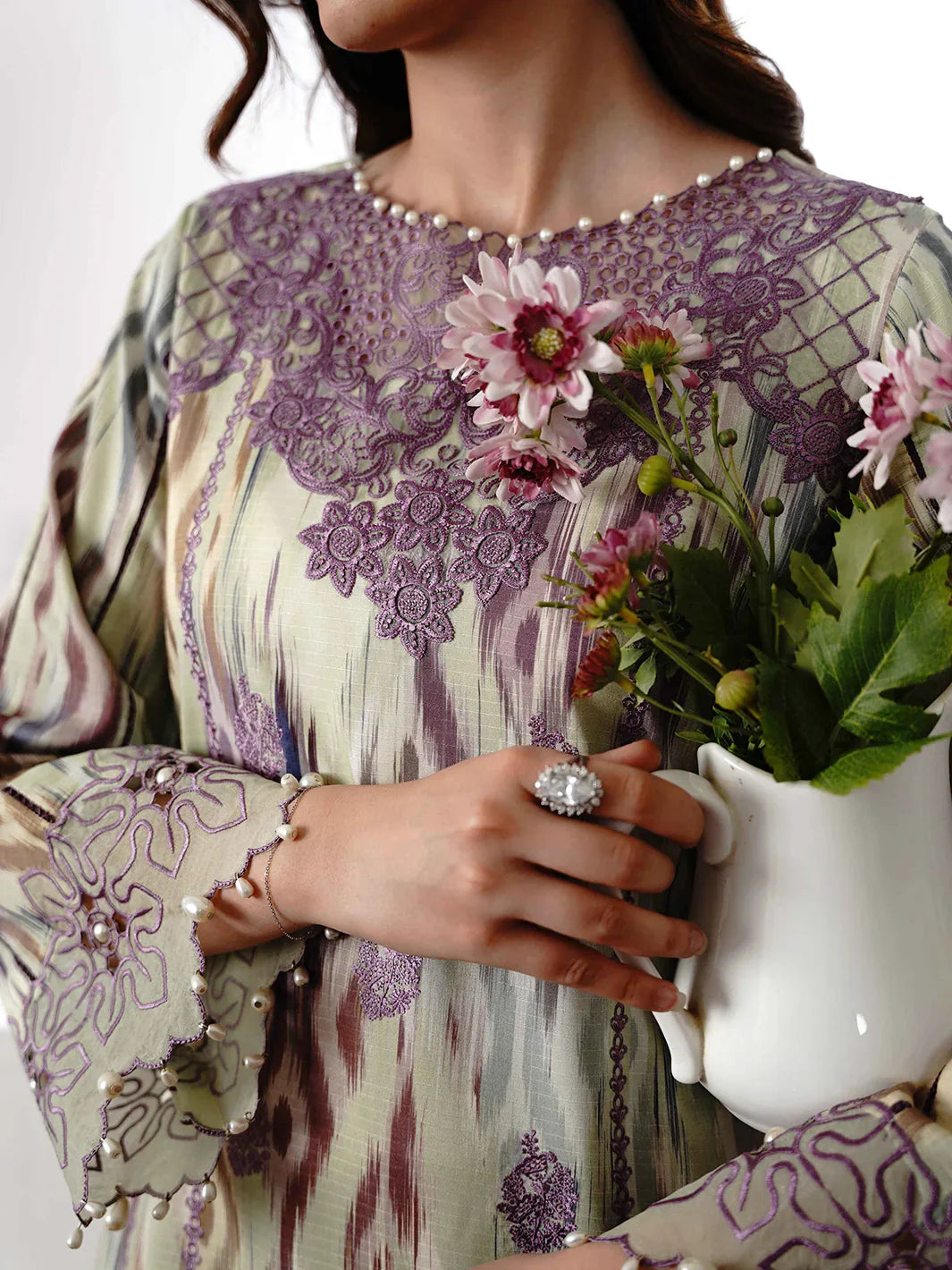 Bin ilyas | Noura Summer Edit | 75-A | 3 PC Lawn - House Of Hania