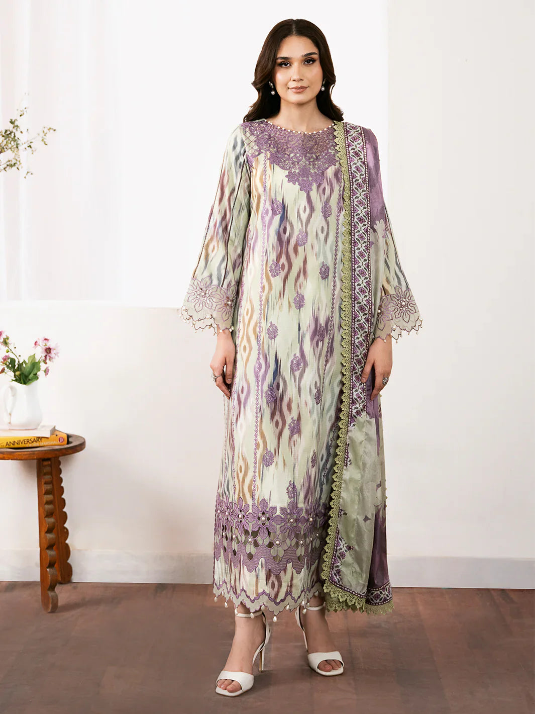 Bin ilyas | Noura Summer Edit | 75-A | 3 PC Lawn - House Of Hania