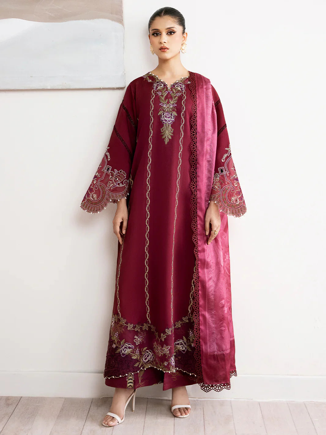 Bin ilyas | Noura Summer Edit | 76-B | 3 PC Lawn - House Of Hania