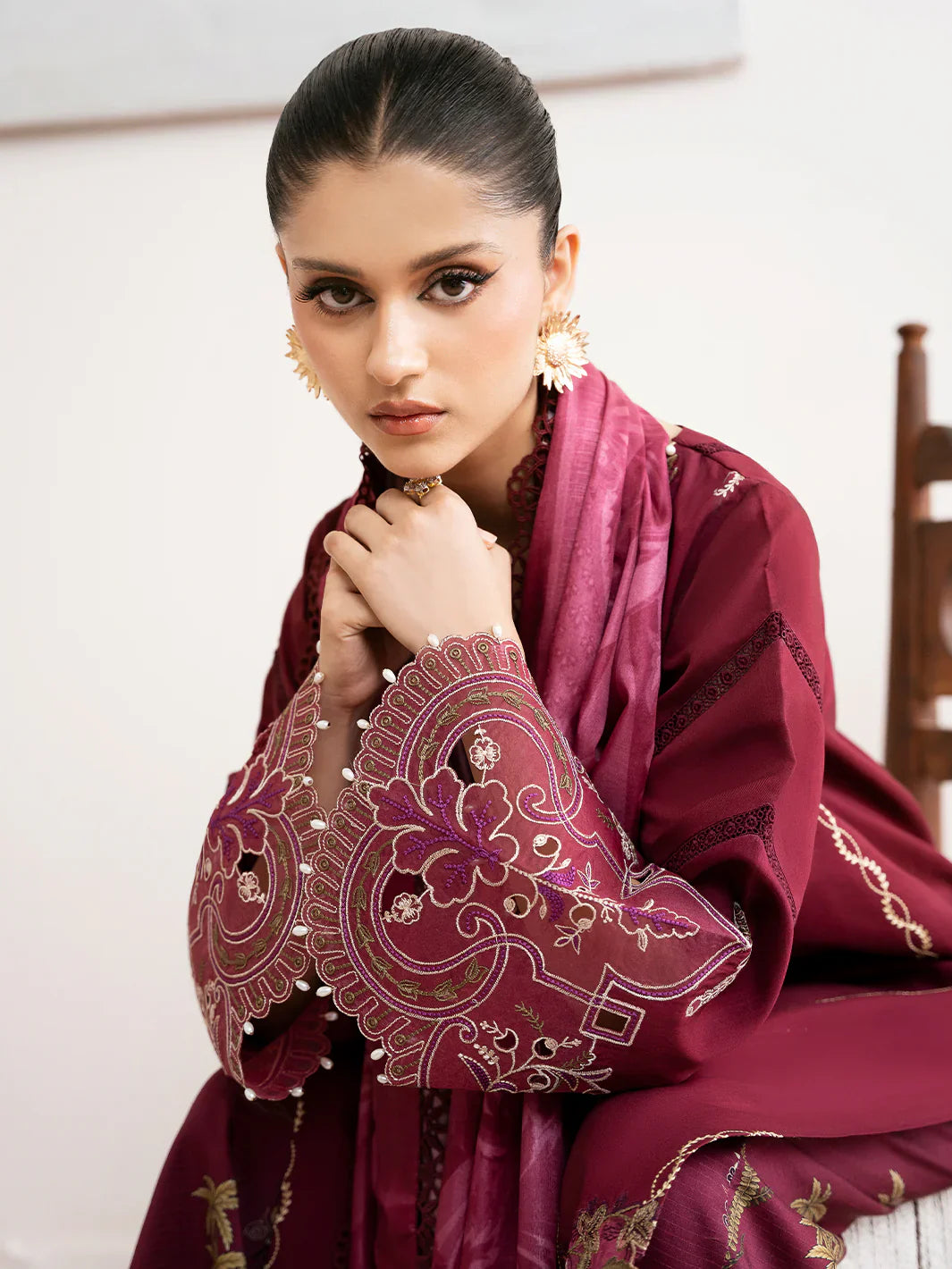 Bin ilyas | Noura Summer Edit | 76-B | 3 PC Lawn - House Of Hania