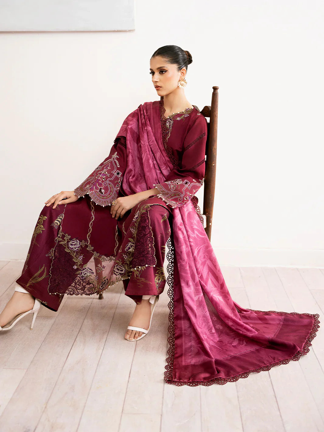 Bin ilyas | Noura Summer Edit | 76-B | 3 PC Lawn - House Of Hania