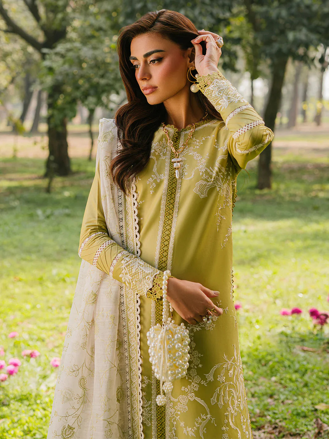 Bin ilyas | Signature Pret 25 | 231 - A | 3 PC Pret - House Of Hania