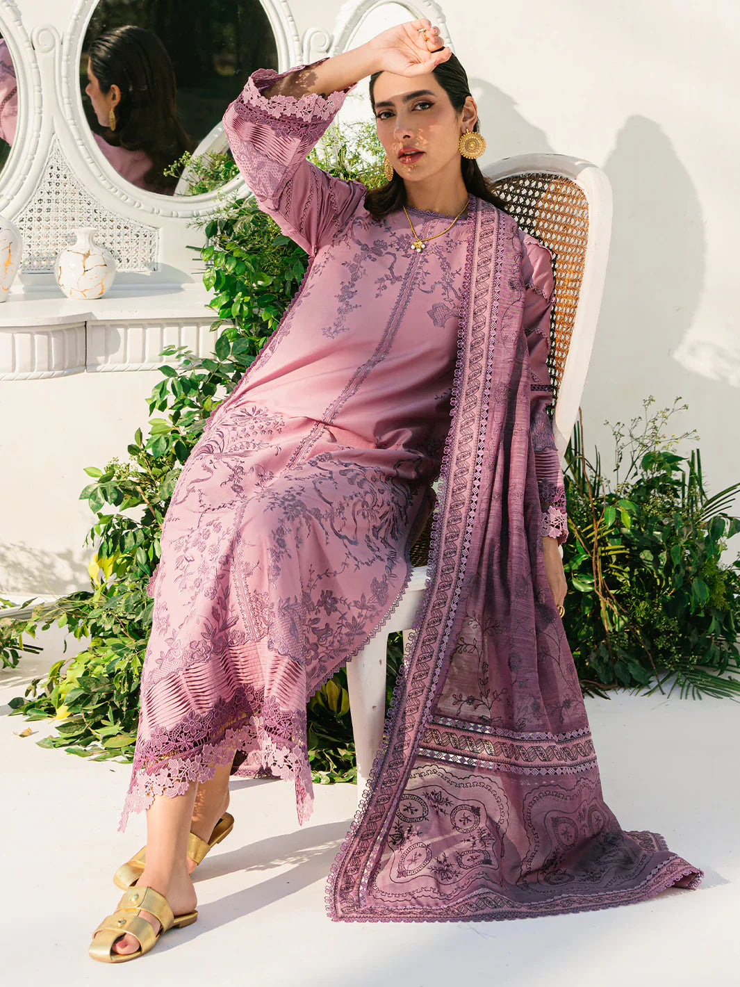 Bin ilyas | Signature Pret 25 | 231 - B | 3 PC Pret - House Of Hania