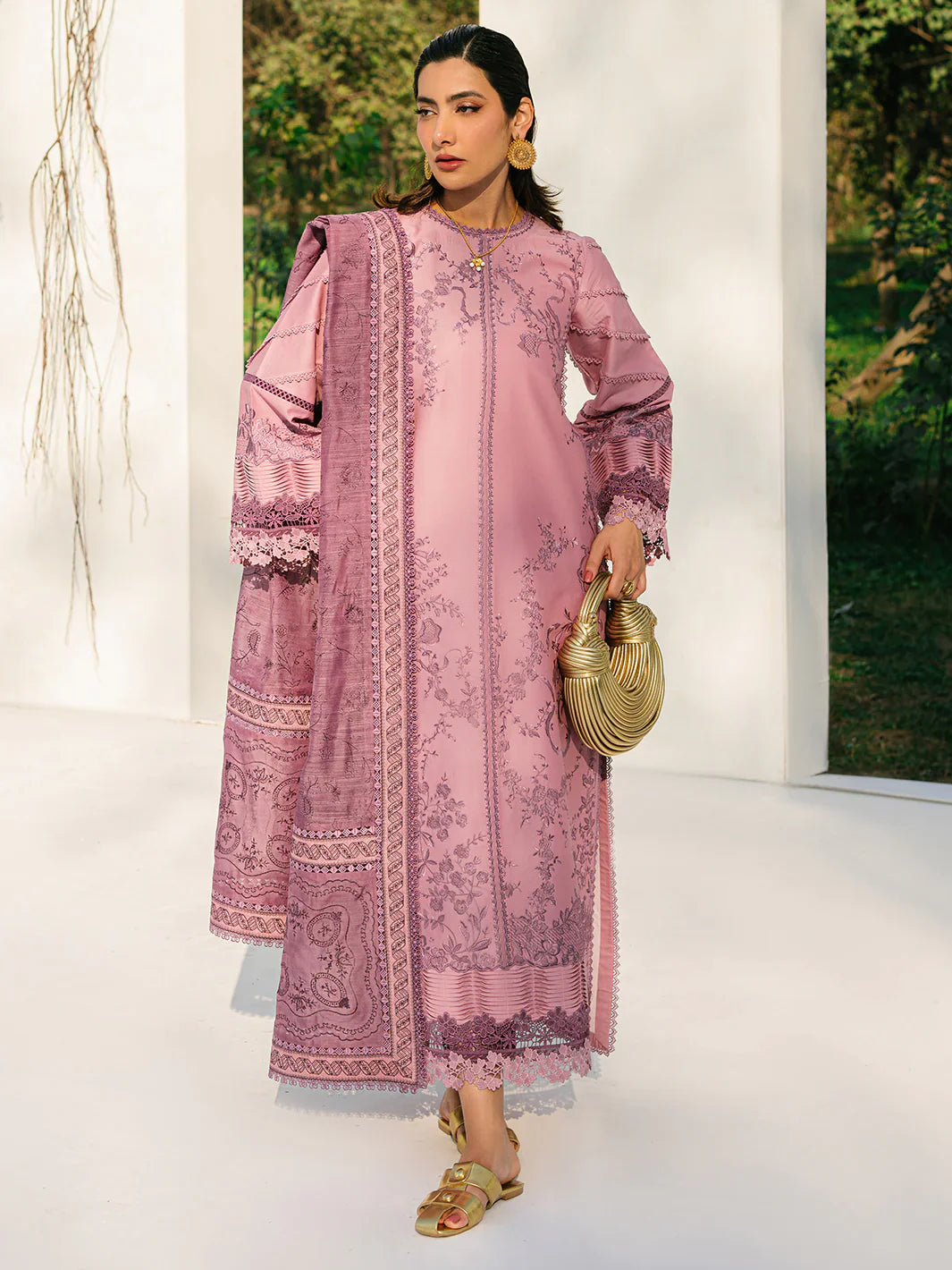 Bin ilyas | Signature Pret 25 | 231 - B | 3 PC Pret - House Of Hania