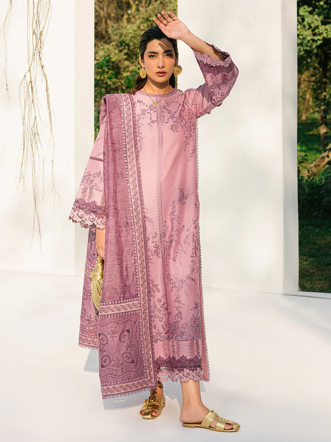 Bin ilyas | Signature Pret 25 | 231 - B | 3 PC Pret - House Of Hania