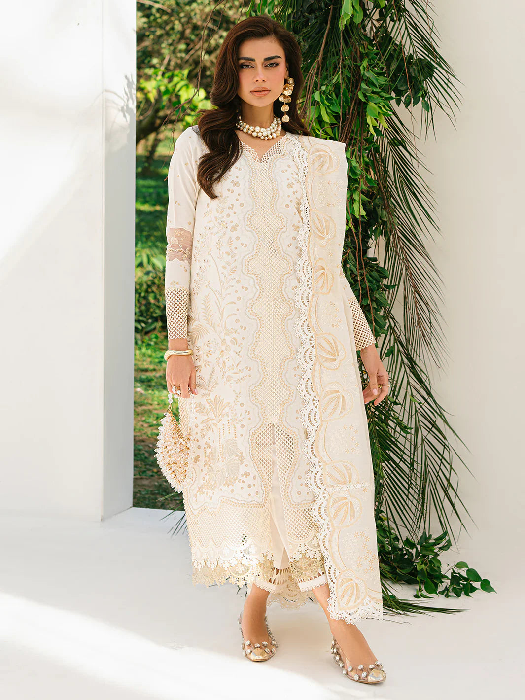 Bin ilyas | Signature Pret 25 | 232 - A | 3 PC Pret - House Of Hania