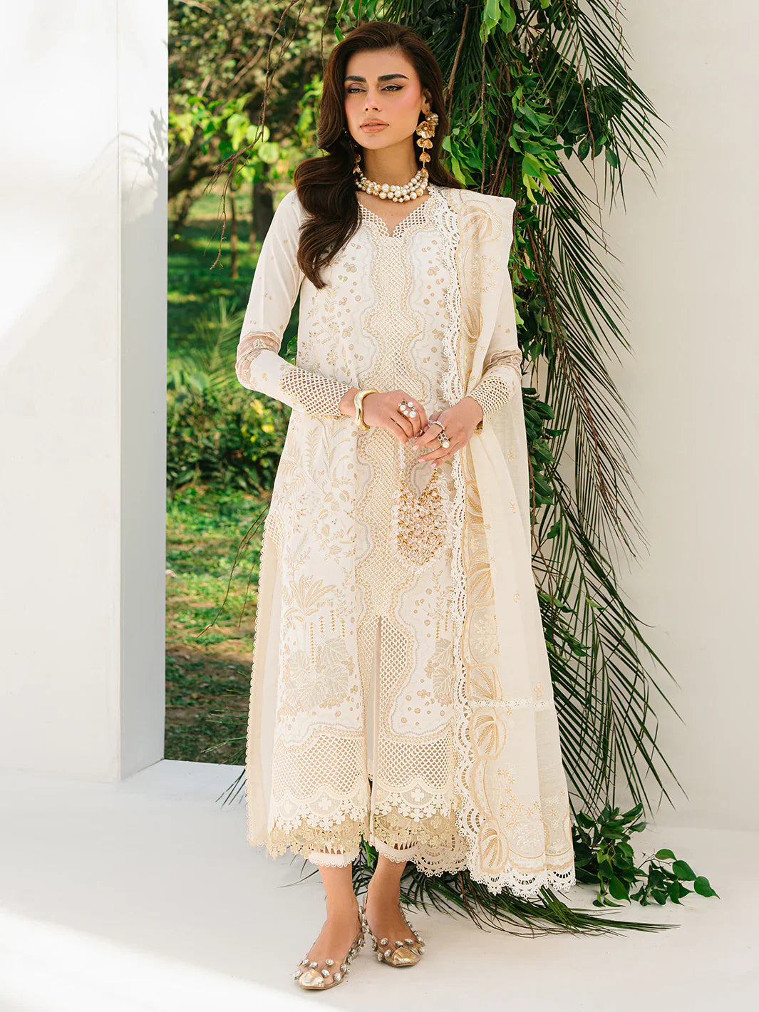 Bin ilyas | Signature Pret 25 | 232 - A | 3 PC Pret - House Of Hania