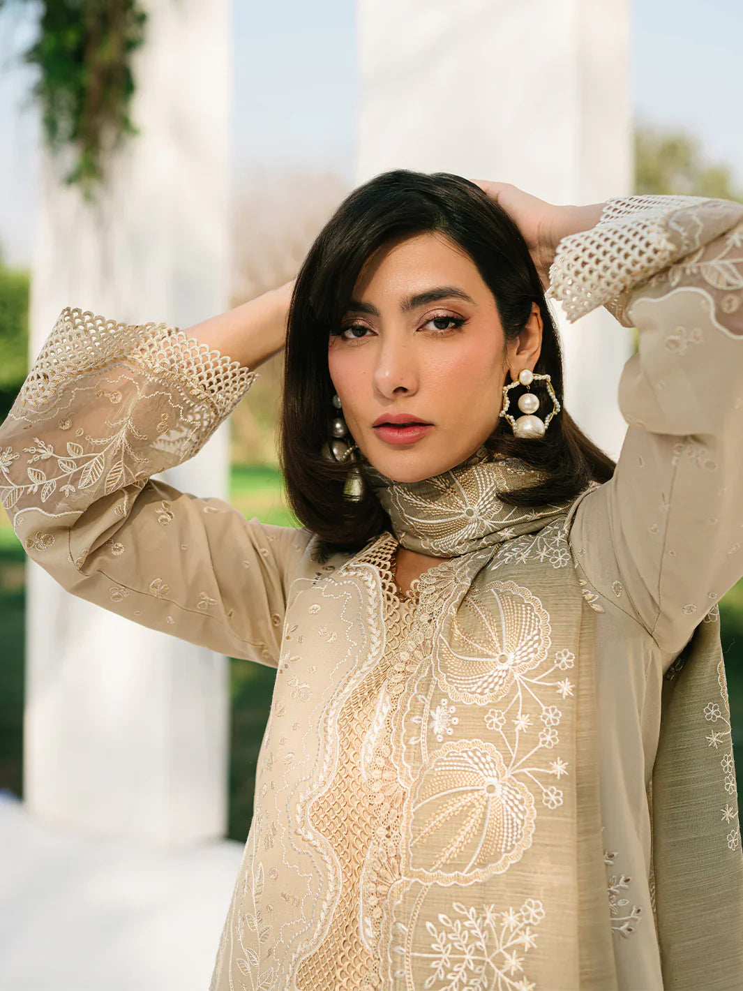 Bin ilyas | Signature Pret 25 | 232 - B | 3 PC Pret - House Of Hania