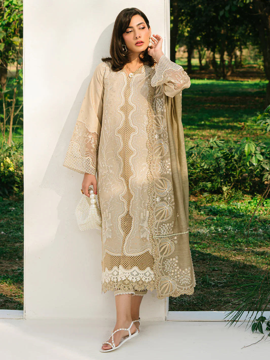 Bin ilyas | Signature Pret 25 | 232 - B | 3 PC Pret - House Of Hania