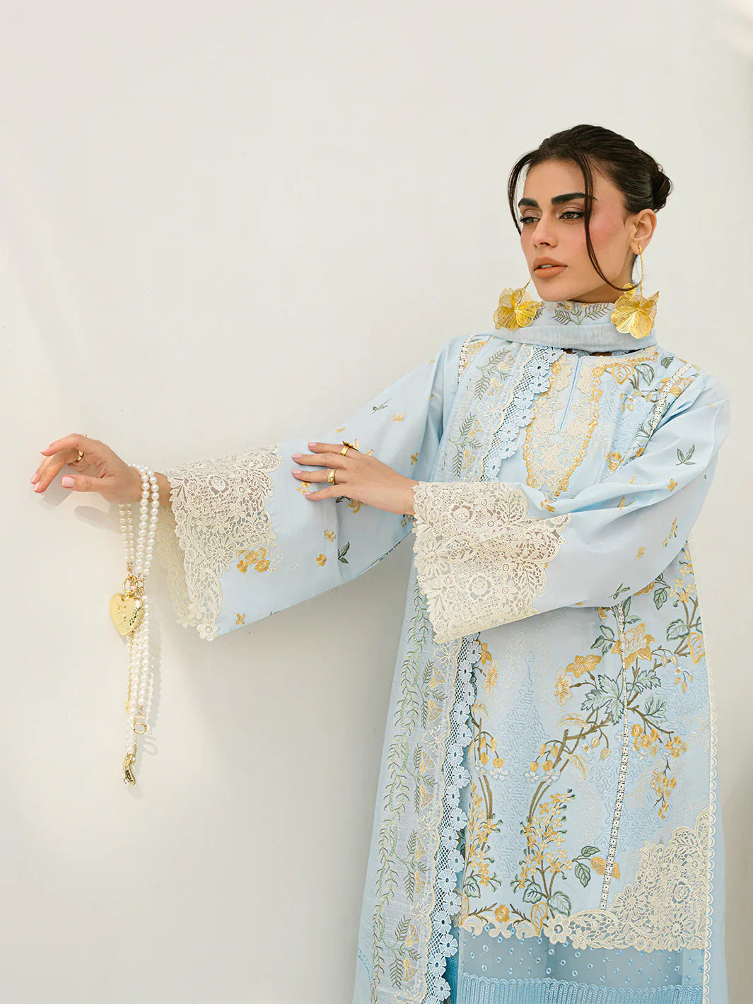 Bin ilyas | Signature Pret 25 | 233 - A | 3 PC Pret - House Of Hania