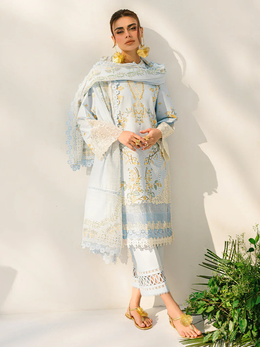 Bin ilyas | Signature Pret 25 | 233 - A | 3 PC Pret - House Of Hania